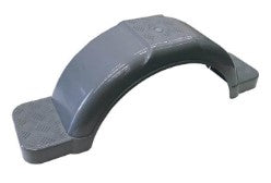 13'' Grey Plastic Mudguards