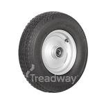 Wheel 2.50-8" Silver 1" BB Rim 480-8 6ply Road Tyre W116 Deestone