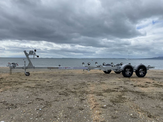 TTS760TB – 7.6m Tandem Axle Boat Trailer | Stainless Steel Brakes