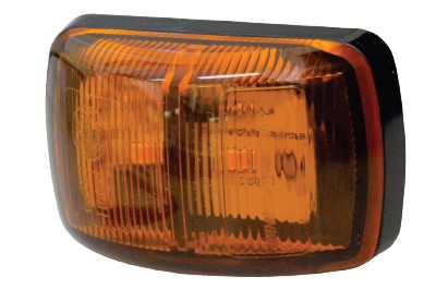 LED MARKER LIGHT AMBER 9-33V .5M BULK