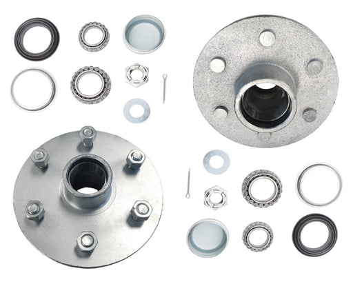 1500kg Non Braked Hub Set 6x5 1/2 PCD