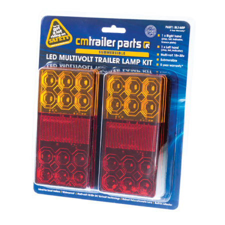 LED STOP / TAIL / INDICATOR / REFLECTOR / NP  M/V  LAMPS TWIN PACK