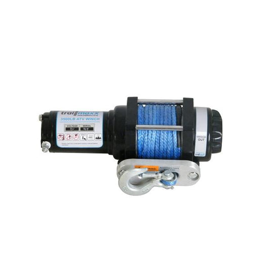 3500lb 12v winch, synthetic rope &  hawse faIrlead