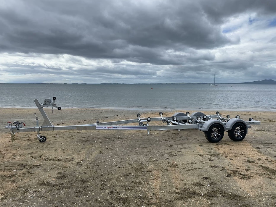 6.4m Boat trailer with rollers  Tandem Axle NON BRAKED OPTION