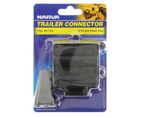 Narva Male 12 Pin Flat Trailer Plug