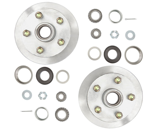 Stainless Steel Disc Braked Hub Set - SS Disc - 5x4.5