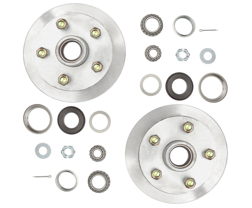 Stainless Steel Disc Braked Hub Set - SS Disc - 5x4.5