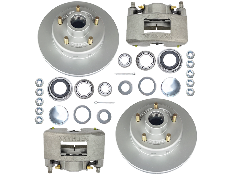 1500kg DeeMaxx Disc Braked Hub & Caliper Set - 5x4-1/2