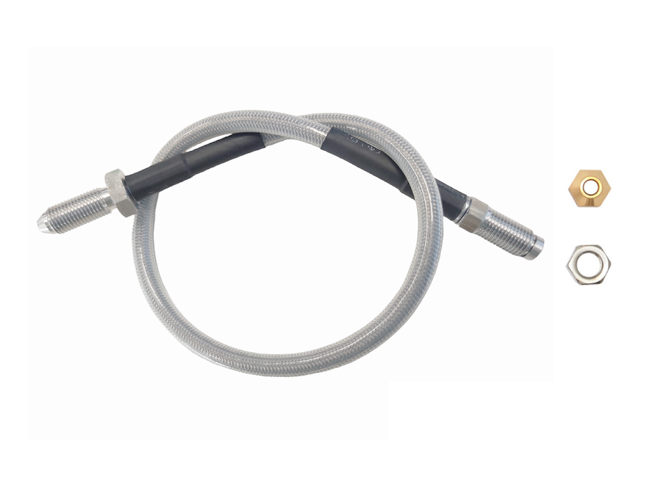 Stainless Steel Brake Hose Kit - 3/8" Male to 3/8" Male