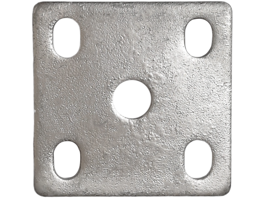 Fish Plate Slotted 60x45-57mm