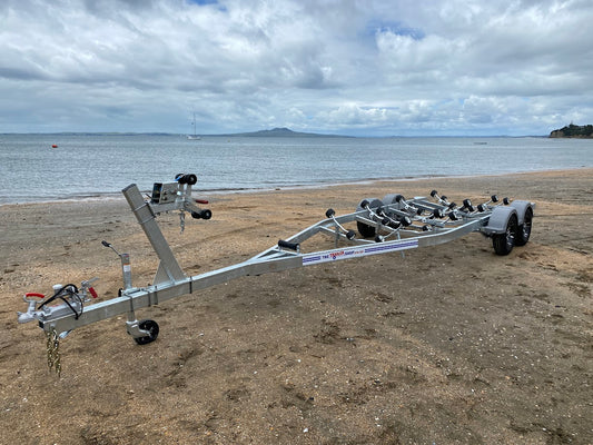 TTS640TB – 6.4m Tandem Axle Boat Trailer | Stainless Steel Brakes