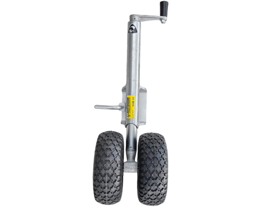 Jockey Wheel 500kg - 245x90 Alloy Twin-Wheel