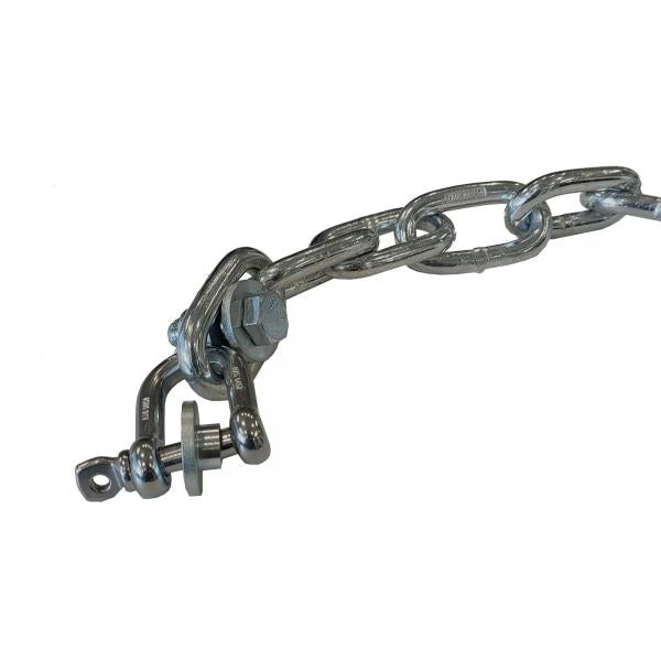 Safety Chain Kit - 11 Link-includes washer and s/s shackle