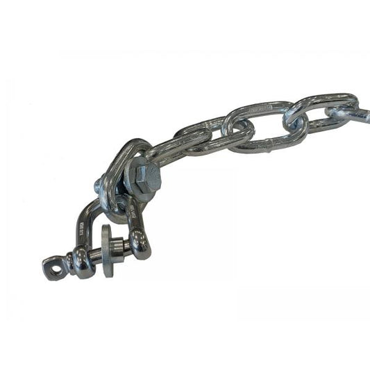 Safety Chain Kit - 11 Link-includes washer and s/s shackle