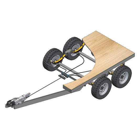tandem trailer kit 3500kg hygo drum brake unihub copy