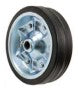 Wheel Only, Galv Steel Rim - 250 x 4 Solid Type