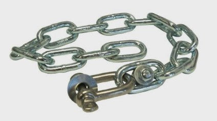 Safety Chain Kit - 14 link, washer, s/s shackle & insert