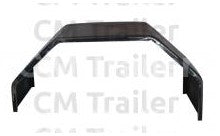 Mudguards Single 13-14" (3mm) H/D Black
