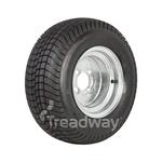 Wheel 6.00-10" Galv 4x4" PCD Rim 20.5x8- 10 6ply Road tyre W152