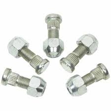Plated Trailer 7/16" Stud & Nut Kit