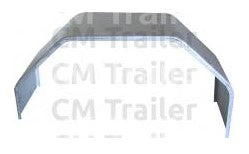 Mudgaurds Single Squ 10-12 inch (1.6mm)