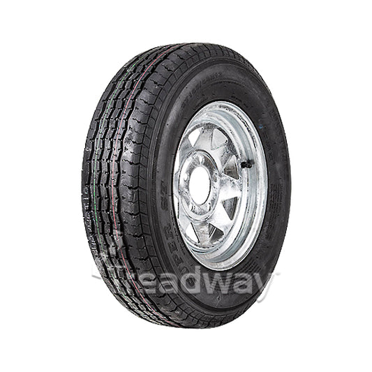 WHEEL 185/80 R13  RIM 13X5"GALV 5X4.5" PCD 10ET