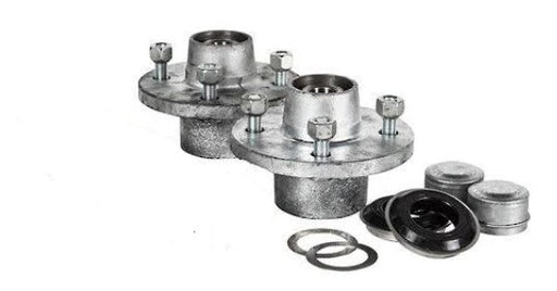 Lazy Hub Kit 4x4 7/16", 1500kg - with Stub Axle and Bearings - Mini