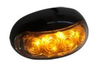 Amber Marker Lamp M/V, 400mm Lead