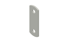 Clamp Plate Galvanised - M10X76X42