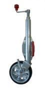 Jockey Wheel Galvanised 200mm Lock Pin Swivel and Handle