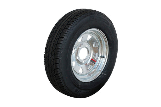 Wheel 165 R13C 5 x 4 1/2" galvanised -Rim/tyre