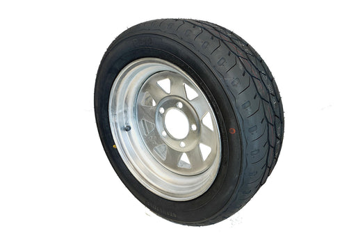 Rim/Tyre assy 195 / 50 R13C 5 x 4 1/2" x 5.5" galv rim