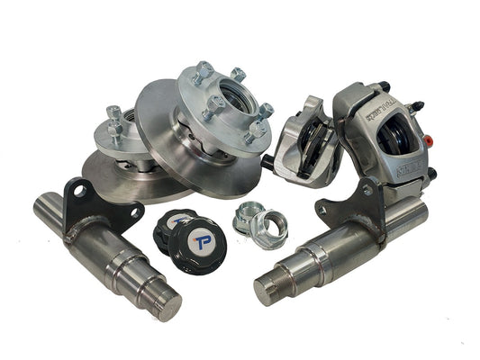 225mm Hyd S/S disc HSS s/s caliper1.8T unihub 5 4 1/2"