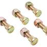 Wheel Stud & Nut  1/2" (Ford) (Pack Of 5) (Clam Shell)