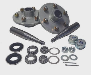 Hub Stub set 1500kg 6 x 5 1/5" x 1/2" NSk - pair