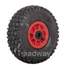 Wheel 4' Rim 3/4 Bush 410/350 Pnumatic