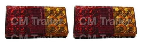 LED STOP / TAIL / INDICATOR / REFLECTOR / NP  M/V  LAMPS TWIN PACK